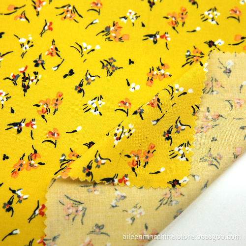 100%viscose challis reactive printed fabric